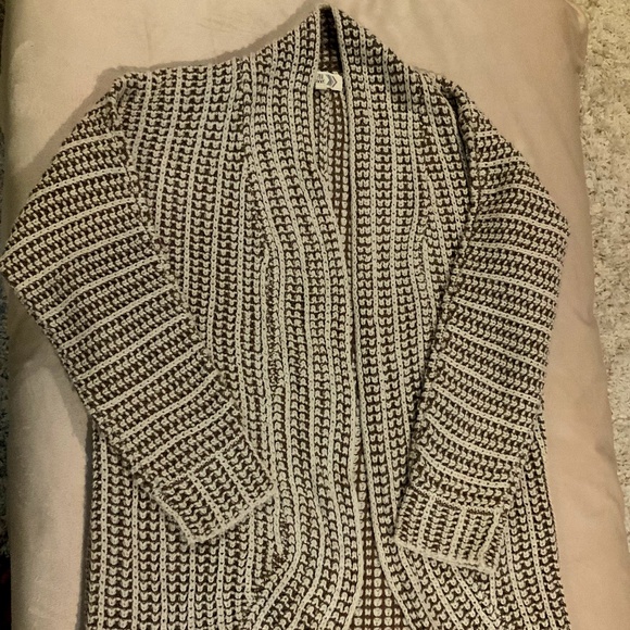 Pink Rose Sweaters - Pink Rose Brown Cream  L Cardigan Fall Normcore Scandi Girl